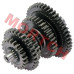 Countershaft assembly for CFMoto ATV, UTV and SSV models. Part number 0JWA-061000-30000. Compatible with CForce 850XC 2V91W-A engine variants. Essential transmission component for gear shifting and power transfer. High-quality replacement part for CFMoto 