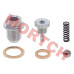 Gearshift Limit Bolt Assy - Model MICF0JWA-068000 Complete OEM gearshift limit bolt assembly for CFMoto CForce, UForce, ZForce 800XC, 850XC, 950, 1000 models. Part #0JWA-068000. Includes spring seat, washers, limit bolt, and steel ball for 2V91W and 2V91Y engines. Essential for smooth transmission shifti