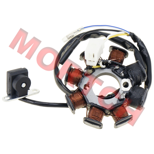 GY6 50cc 8 Pole Stator 4 Wires - Model MIGY50-4039A