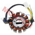 GY6 stator, 125cc stator, 150cc stator, 12 pole stator, magneto generator, GY6 engine parts, scooter stator, DC stator, 4-stroke stator
