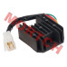 GY6 rectifier, GY6 125cc 150cc, voltage regulator, 3 phase rectifier, 11 pin rectifier, GY6 4 stroke, Chinese scooter parts, rectifier regulator, 4 pin connector, capacitor charging