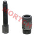 Professional reversible flywheel puller tool for GY6 50cc 125cc 150cc 4-stroke engines. High carbon steel with phosphate finish. M24x1/M27x1 outer size. Essential tool for scooter, quad, buggy, and ATV maintenance.