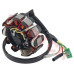 GY6 stator, 11 pole stator, 11 coil stator, magneto generator, 125cc stator, 150cc stator, DC fired stator, 152QMI stator, 157QMI stator, GY6 engine parts, stator replacement, scooter stator, 88mm stator