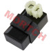 High-quality GY6 CDI 45Km limited speed electronic ignition control unit for scooters. Controls spark rate, improves performance, fixes starting issues. Dimensions: 75x44x43mm. Compatible with multiple 45km limited scooter brands.