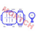 High-performance GY6 DC unrestricted CDI module for 50cc-150cc scooters, ATVs, dirt bikes. 6-pin capacitor discharge ignition with battery wire. Compatible with GY6/QMB139 Honda-style engines. Dimensions: 7.5x4x2.5cm.