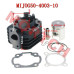 JOG 70cc Cylinder Assy(Pin 10mm) - Model MIJOG50-4003-10 JOG 50cc Cylinder Assembly 10mm Pin - 40mm Piston Cast Iron Cylinder Kit