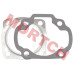 High-quality JOG 70cc cylinder gasket (MIJOG70-4063) designed for 50cc/60cc/70cc 2 stroke JOG engine, type 1E40QMB. Durable gasket ensuring perfect seal and optimal engine performance. Essential replacement part for motorcycle cylinder maintenance.