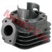 JOG 70cc Cylinder Block (47mm) - Model MIJOG70-4004 Upgrade your 50cc 2-stroke scooter with this JOG 70cc sport cylinder block (47mm). High-performance big bore kit designed to boost power and performance. Compatible with 1E40QMB engines. QTY: 12pcs/CTN.