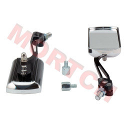 Motorcycle Rear View Mirror Aluminum - Model MIRVM-YMHBLK