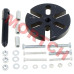 Professional flywheel rotor magneto puller tool for Suzuki RM80 (1989-2001) and RM85 (2002-2017) dirt bikes. 6-hole disc with 8mm and 6mm bolts. Compatible with OEM part 09930-30211. Also fits most motorcycle, ATV, watercraft, and snowmobile engines.