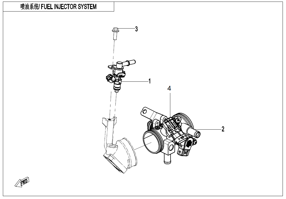 FUEL INJECTION SYSTEM CF500AU-9L-F17