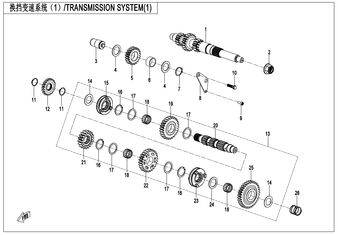 TRANSMISSION SYSTEM(1) C4-E06-1
