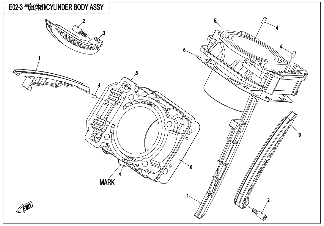 CYLINDER ASSY 2V91W-E02-3