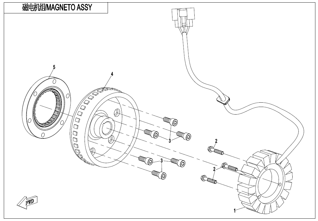 MAGNETO ASSY 2V91Y-E03